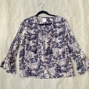 NWOT Misa Los Angeles Floral Blouse. Size Small.